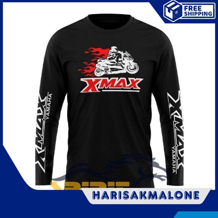 HEMAT KAOS TSHIRT BAJU OBRAL MURAH COMBED 30 DISTRO XMAX YAMAHA X MAX TOURING LENGAN PANJANG MOTOR O