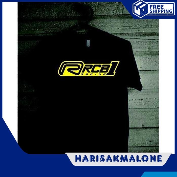 BERKUALITAS KAOS TSHIRT BAJU OBRAL MURAH COMBED 30S DISTRO RCB 1 RACING BOY X ROB INDONESIA MOTOR PO