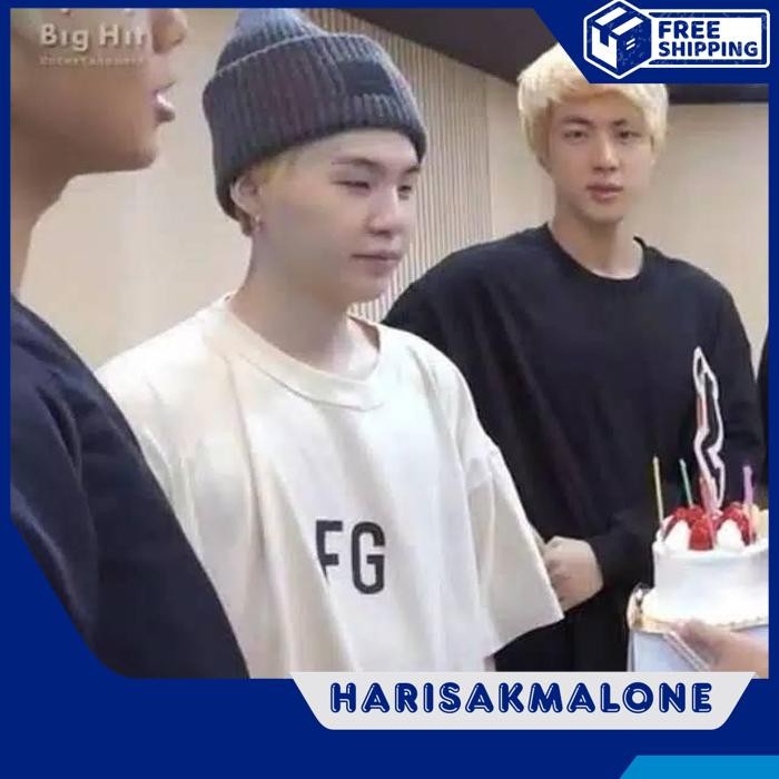 BERKUALITAS TINGGI KAOS TSHIRT BAJU OBRAL MURAH COMBED 30S DISTRO FG FEAR OF GOD BTS KPOP KOREA BANG
