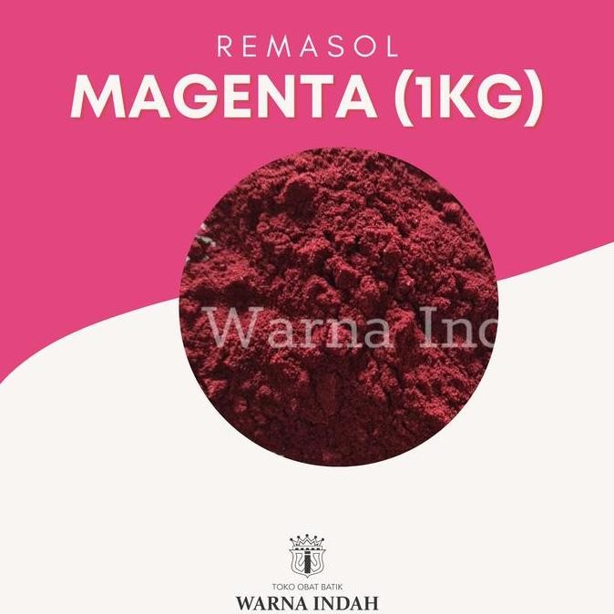 PEWARNA BATIK / PEWARNA TEKSTIL REMASOL MAGENTA 1KG SRA