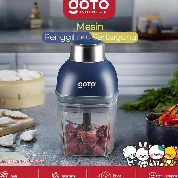Goto Cutzy Blender Mesin Penggiling Chopper Daging Bumbu Multifungsi