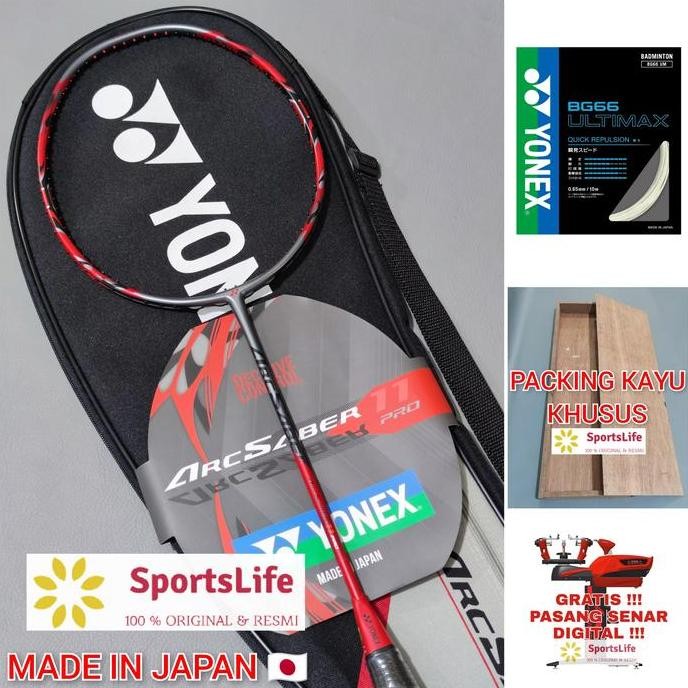 RAKET BADMINTON YONEX ARCSABER 11 PRO ORIGINAL MADE IN JAPAN