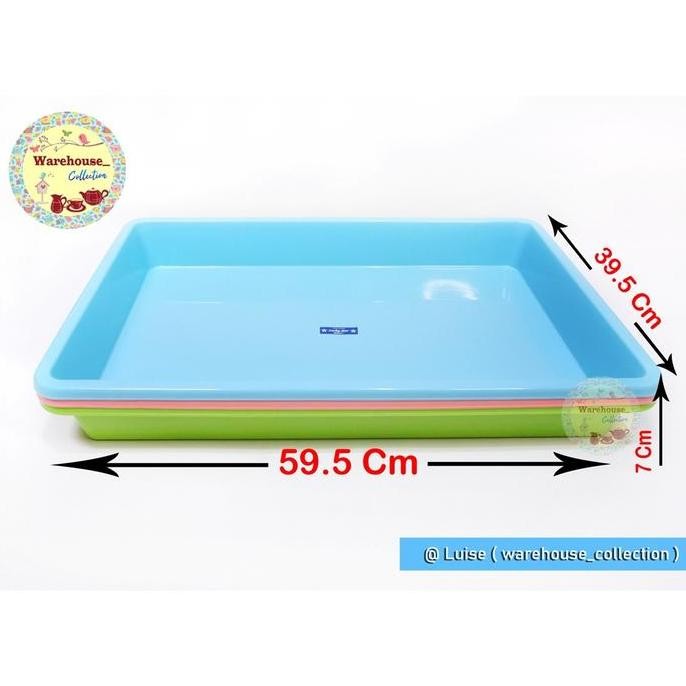 Nampan Segi Plastik Jumbo Lucky Star 1406 / Nampan Besar / Baki Jumbo