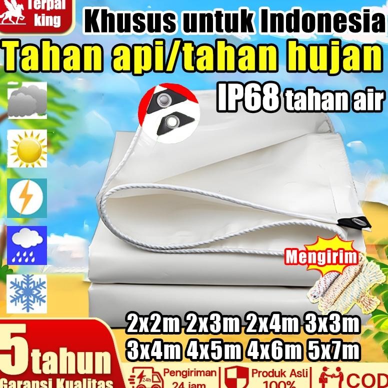 Khusus untuk Indonesiaterpal terpal tenda Putih terpal plastik terpal karet2x2/2x3/2x4/3x3/3x4/4x5/4