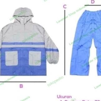 Promo Jas hujan setelan / jas hujan dolphin / jas hujan baju celana COD