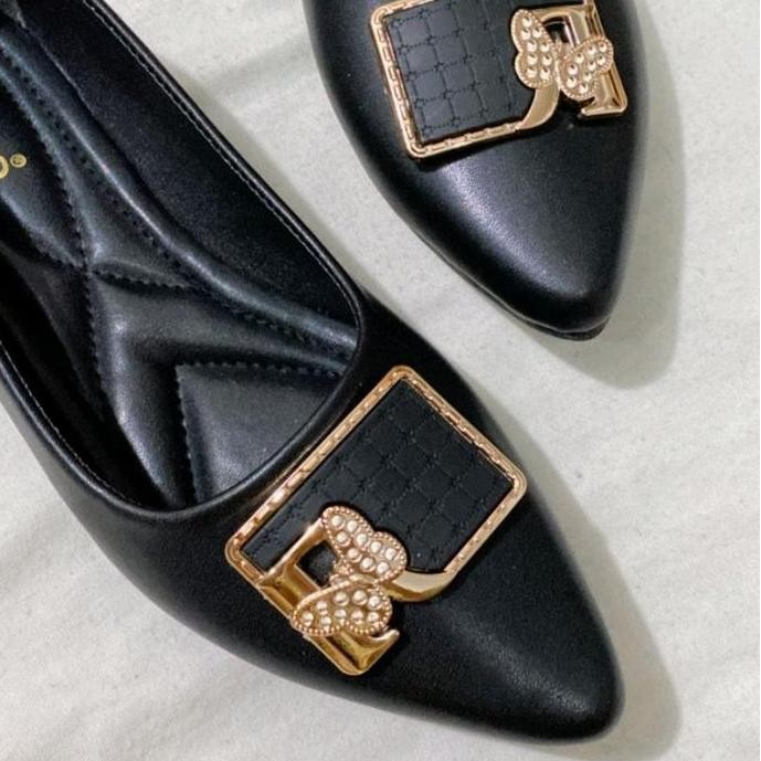 Promo Fladeo Flatshoes Wanita Prilly Kupu-Kupu  Cantik Cocok untuk Kerja Jalan-Jalan Ngopi NgeMall A