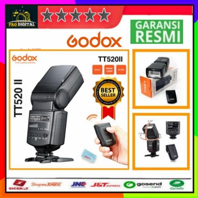 TERBARU - flas godox TT520II GODOX flash murah TT520II godok TT520 II