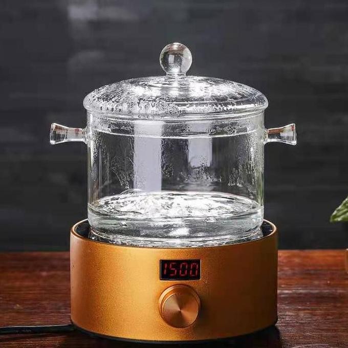Panci Kaca Bening Transparan Panci Masak Glass Kitchenware Glass Stewpot