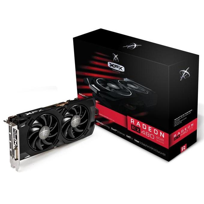 XFX Radeon RX 480 / RX480 4GB DDR5 Dual Fan P4LFB6