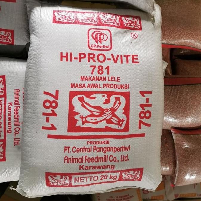 781-1 / 781 1mm / Pakan Ikan Lele Hi-Pro-Vite Phokpand 781 (Karung)