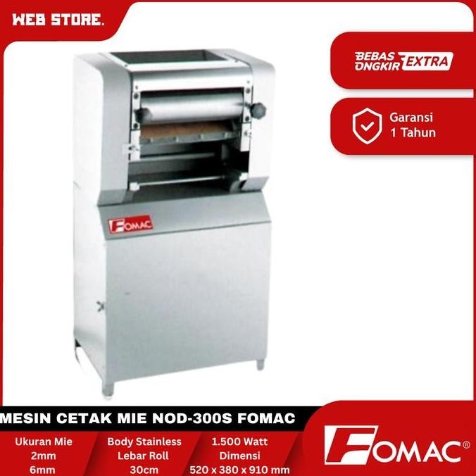 BELLYARD Mesin Giling Mie Penggiling Mie Listrik Body Stainless FOMAC NOD-300S