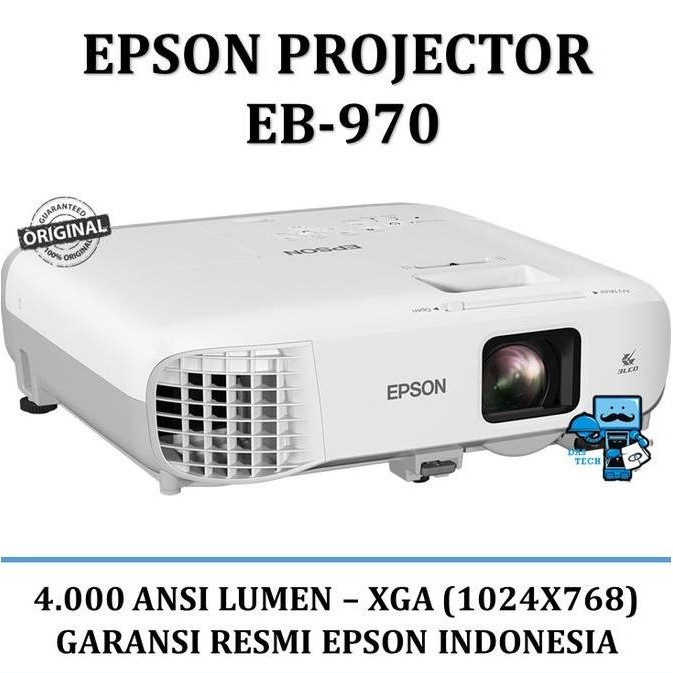 DY100 - Epson Proyektor EB-970 -4000 Lumens - RESMI