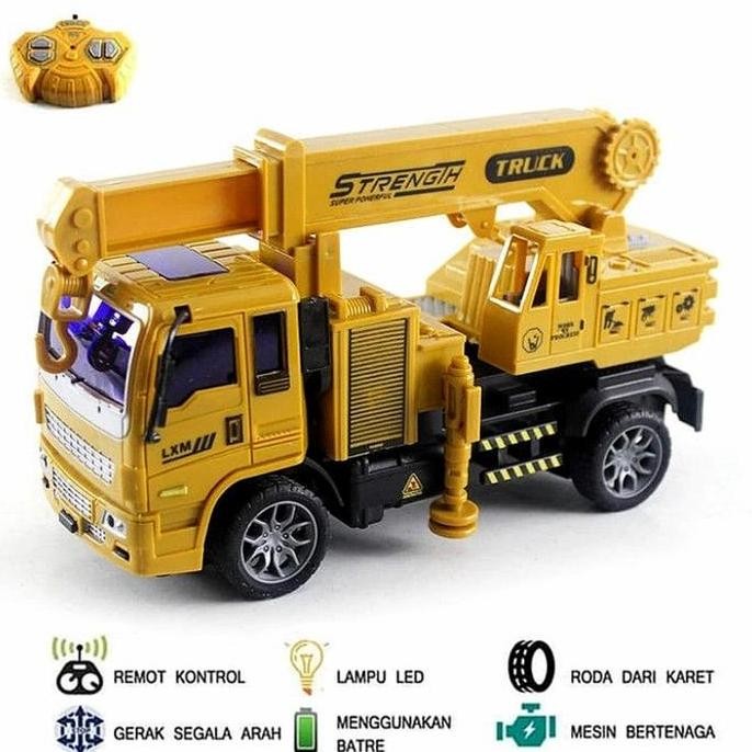 RC Truk Pasir Remote Control - Mainan Mobil Dump Truck Remot Kontrol