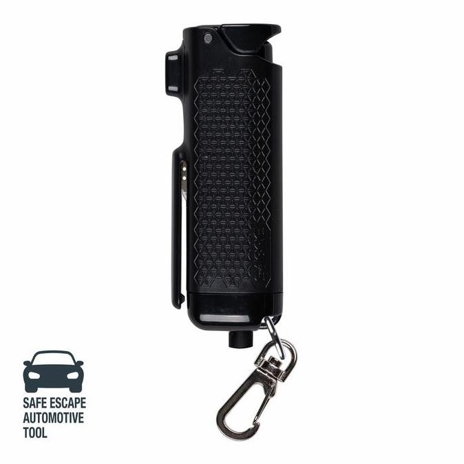 Premium Sabre Safe Escape 3 in 2 Pepper Gel + Seat Belt Cutter & Window Breaker Promo