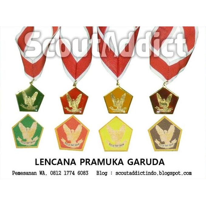 Lencana Pramuka Garuda Penggalang - Pita, Lencana, Tanda Harian