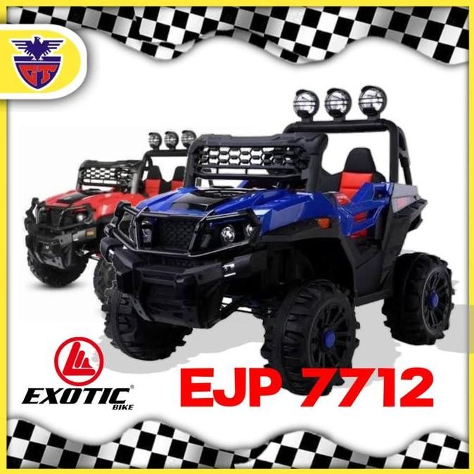 MAINAN MOBIL ANAK TOYS Aki Jeep EJP 7712 EXOTIC REMOT CONTROL Garansi