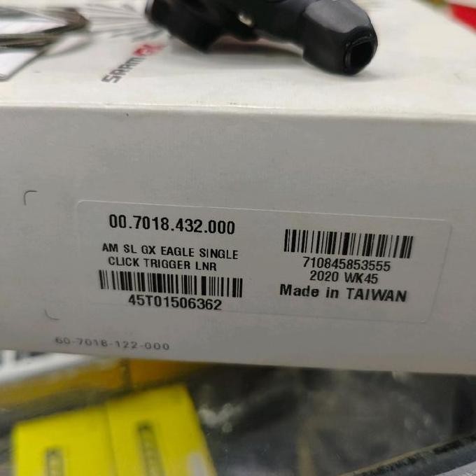 SRAM SL GX EAGLE 12 Speed Single Click TRIGGER Lunar Right Include Clamp Shifter - Shifting Lever Sh