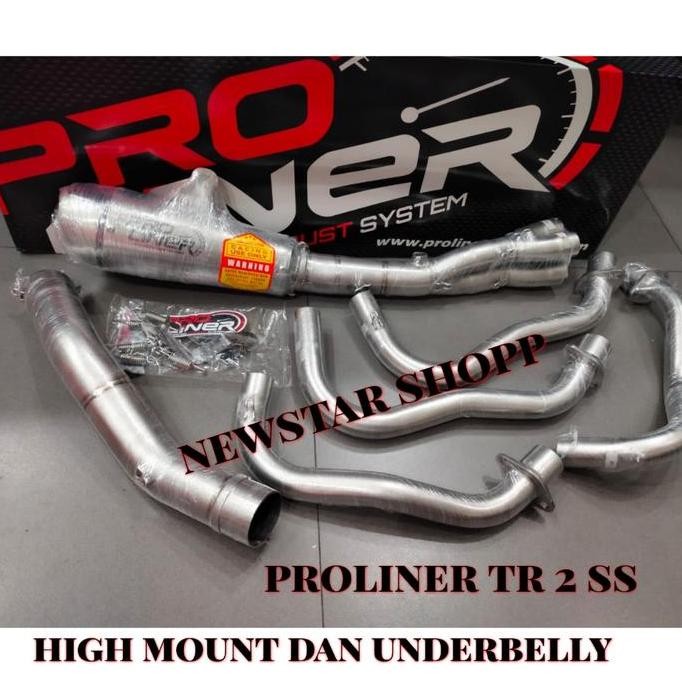 knalpot ZX25R knalpot proliner TR2 SS fullsystem original