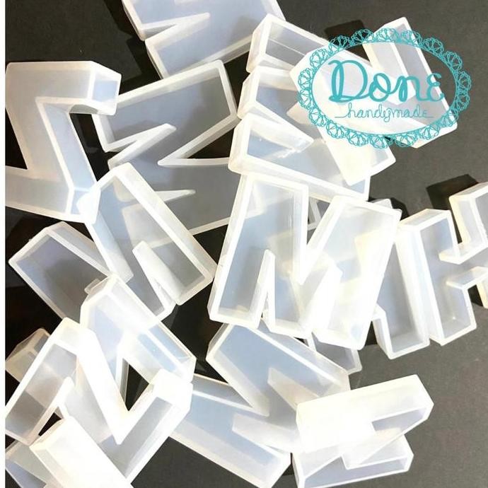 alphabet mold huruf abjad cetakan clay cetakan resin cetakan fondant