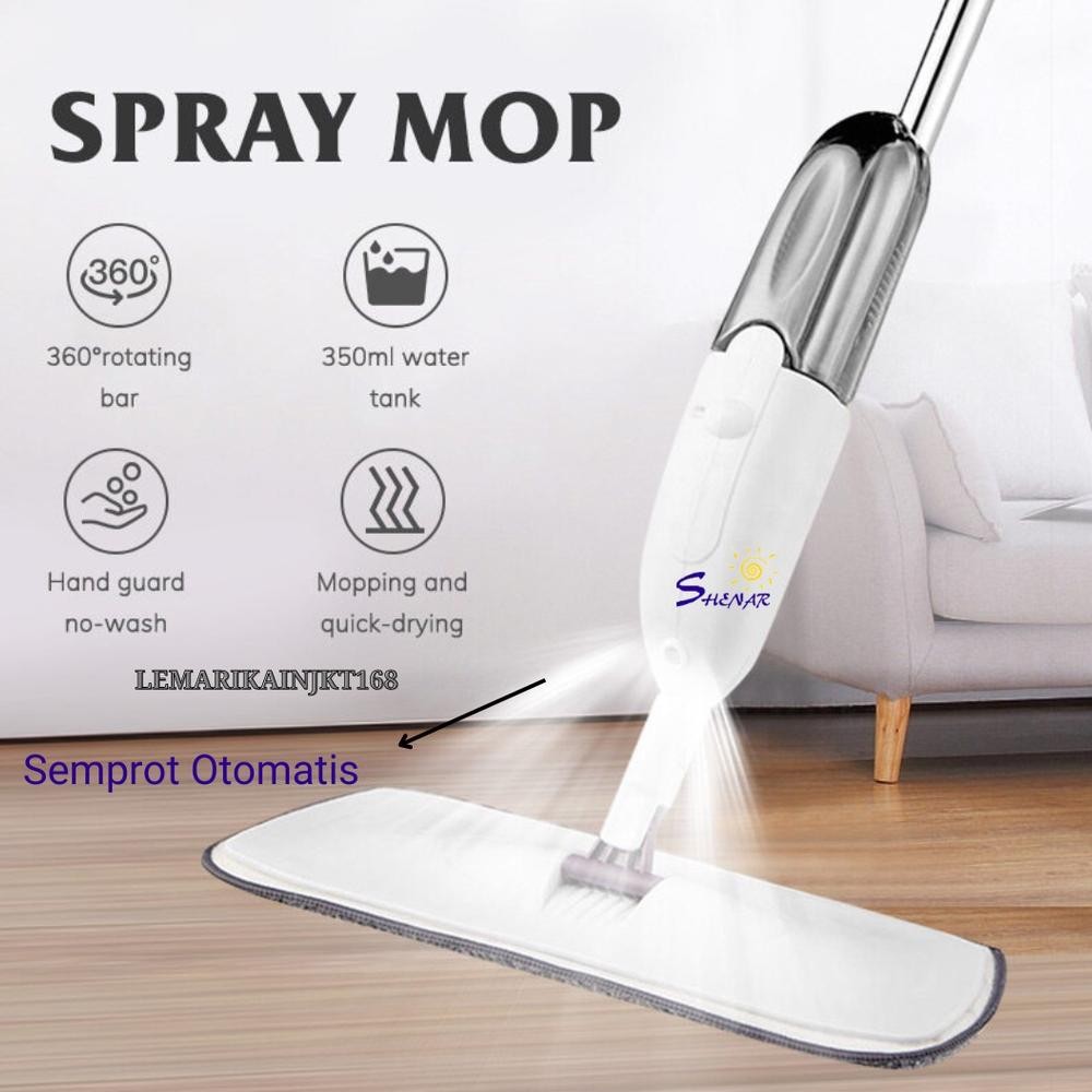 SHENAR- SPRAY MOP |ALAT PEL SEMPROT PRAKTIS HEMAT|ALAT PEL PRAKTIS/ALAT PEL TONGKAT TERLARIS|PEL MOP