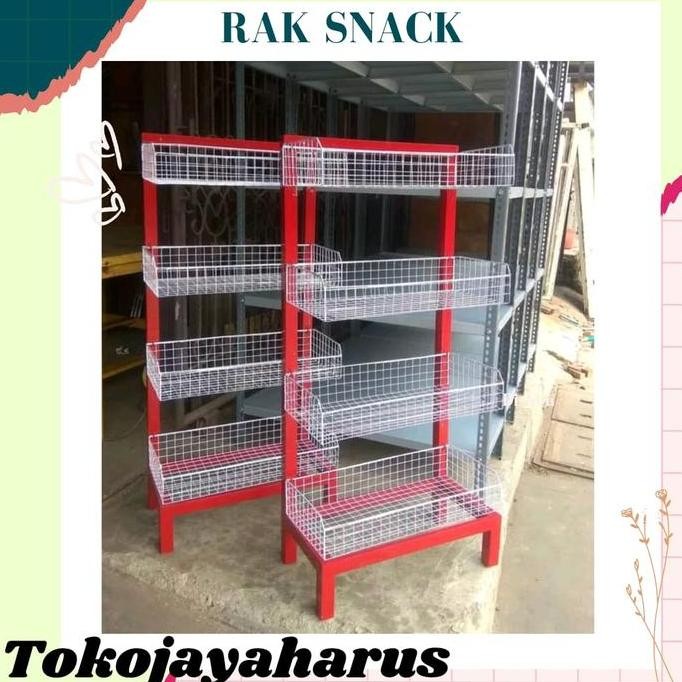Rak Ciki Warung Serbaguna / Rak Snack Toko / Keranjang Ciki