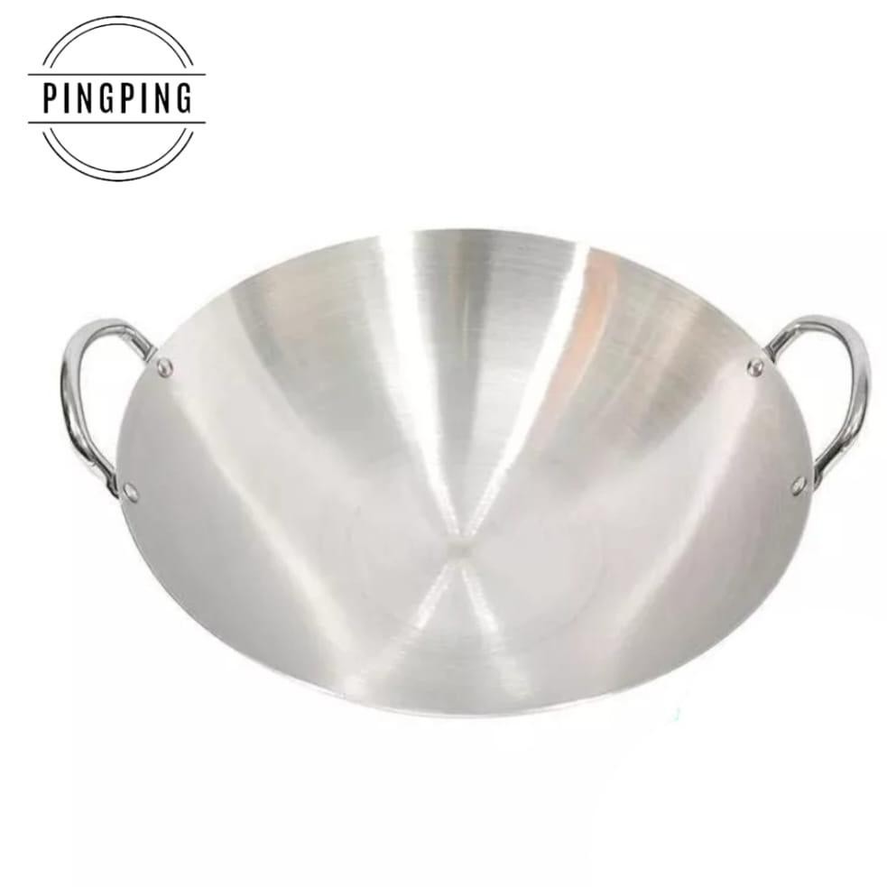 Wajan Penggorengan Tebal Full Stainless Steel SUS 304