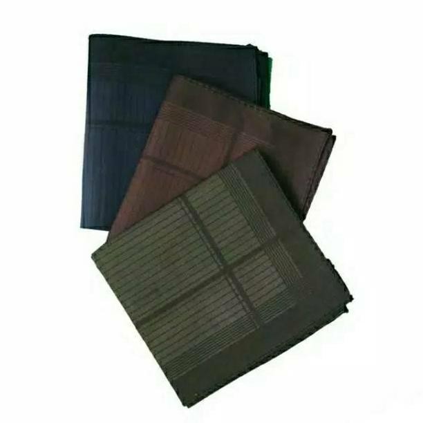 3 pcs Sapu Tangan Pria Katun Handkerchief Saputangan Premium Selampe