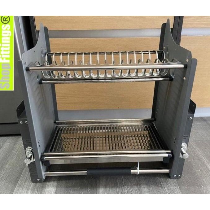 Vitco XC 26260 26290 Rak Keranjang Penata Piring Stainless Steel  Rak Piring Lift untuk Dapur Pull D