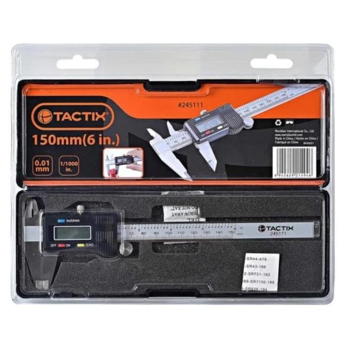 Sigmat / Vernier Caliper / Jangka Sorong Digital Tactix 150Mm-0.01Mm / 6In-1/1000In  Ready