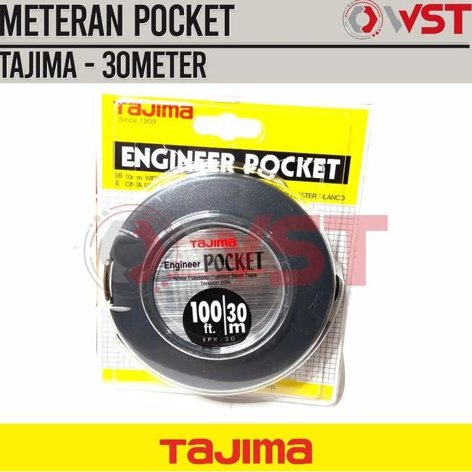 HARGA DISC - Tajima Meteran Roll 30m / Engineer Pocket 30meter / 30 m / 30 meter