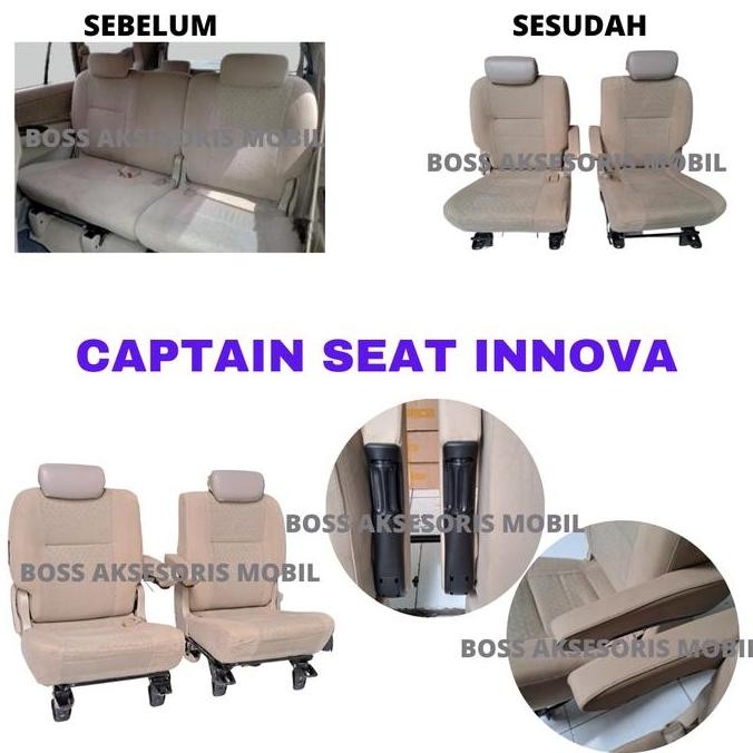 Premium Merubah Jok Asli ke Captain Seat Innova Promo