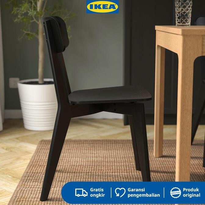 IKEA LISABO Kursi Makan Minimalis Hitam Furniture
