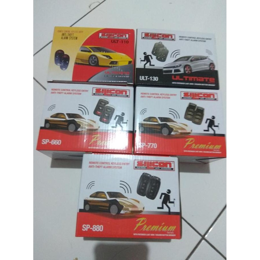 Premium ALARM MOBIL SILICON ULT-110 / ULT-150 / SP-660 / SP-770 / SP-880 Promo