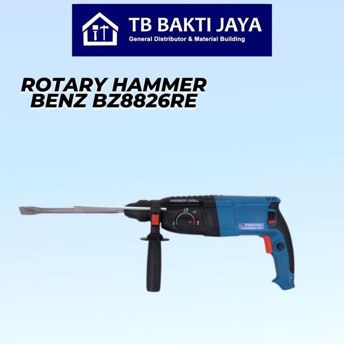 jhonxie- Mesin Bor Bobok Beton Rotary Hammer Benz BZ8826RE