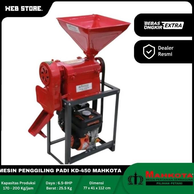 JERICOMM Mesin Giling Padi Mesin Giling Jagung Penggiling Padi Giling Serbaguna Beras Rice Mill Mahk