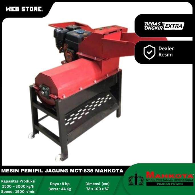 JERICOMM Mesin Pemipil dan Perontok Jagung Mahkota MCT-835