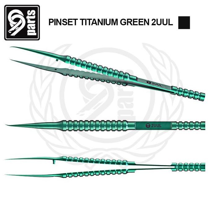 ENRIO- Pinset 2UUL Titanium Grenn Ti01 Lurus / Pinset 2UUL Titanium Grenn Ti02 Bengkok / Pinset Luru