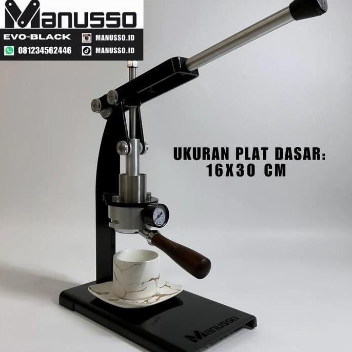COFFEE ESPRESSO MANUSSO EVOBLACK ORIGINAL DAN TERPERCAYA