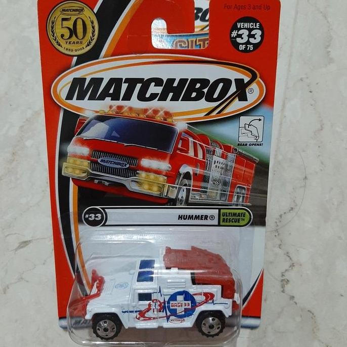 matchbox hummer rescue