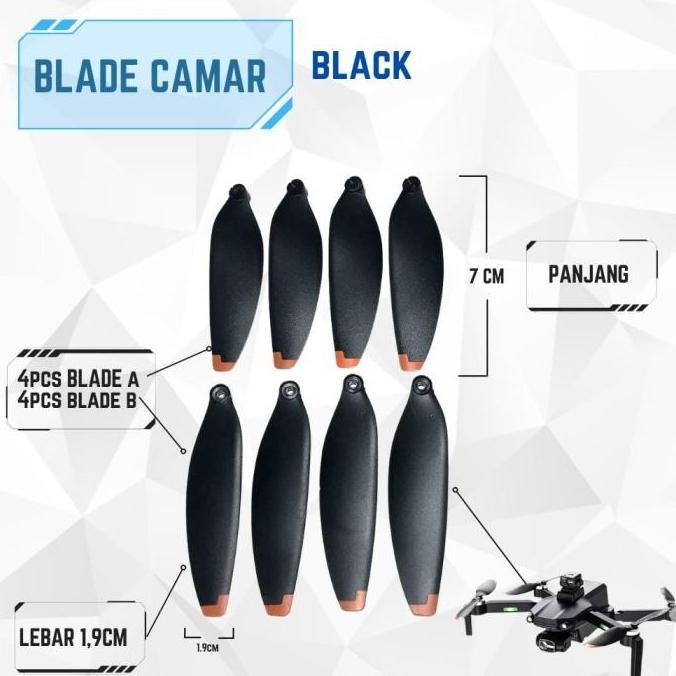 Cleair O2 - Baling-baling drone Gps Camar