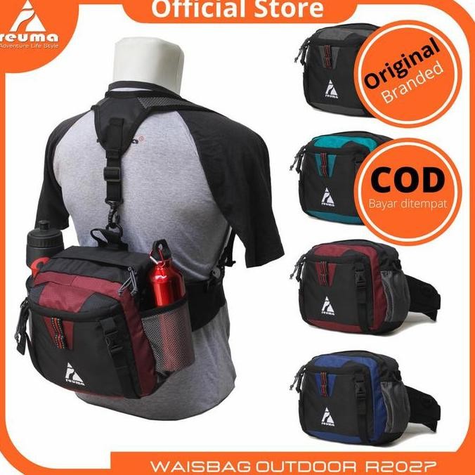 Premium Waistpack Lumbarpack Tas Pinggang Multifungsi Tas Motocross Tas sepeda Promo