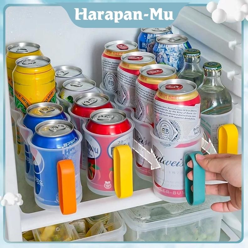 ZYUNJI- Tempat Minuman Kaleng Organizer Minuman Kulkas Rak Minuman Kaleng Kulkas Rak Minuman Kaleng