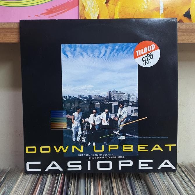 CASIOPEA - Down Upbeat (Vinyl Album Piringan Hitam) Jazz Fusion Rare Koleksi Original