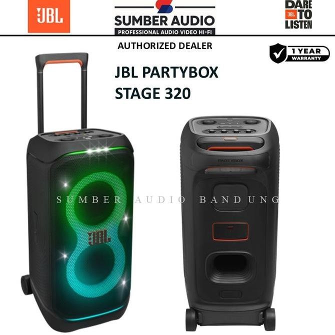 TERBARU - JBL Partybox Stage 320 dan JBL Partybox 310, JBL Partybox 320 Speaker Portable JBL 320 | J