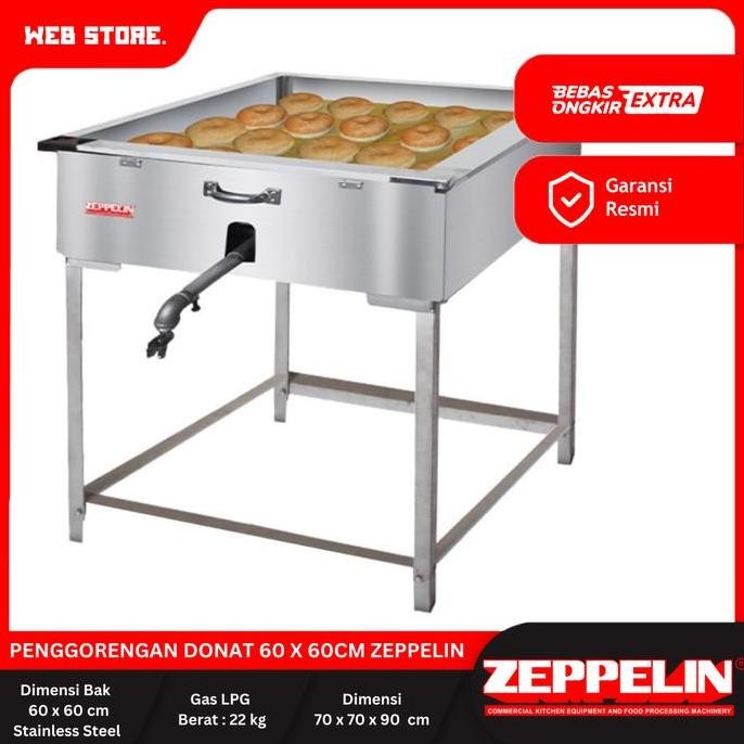CORVUS Penggorengan Donat Stainless Steel Zeppelin