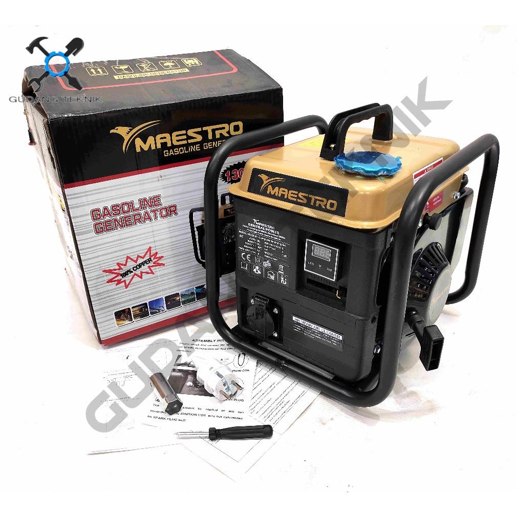 albertGokil Genset 1300Watt 2Tak MT2200I MAESTRO / Power Generator Bensin Portable 1300 Watt MT 2200
