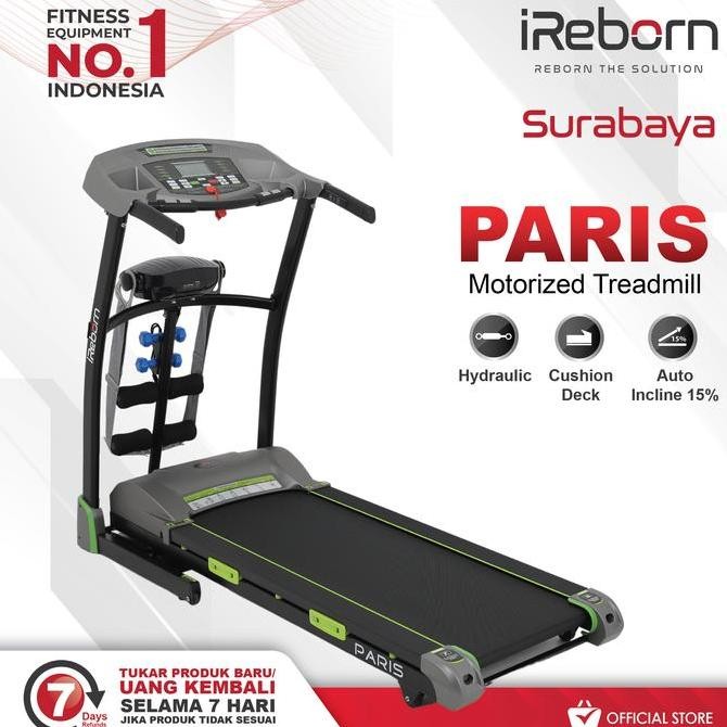 Terlaris Alat Fitness Treadmill Ireborn Paris