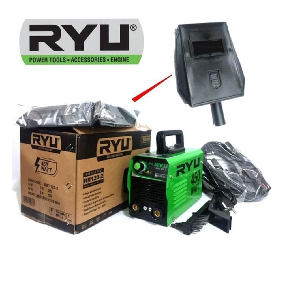 FEVERFEW GERATIS ONGKIRRYU Mesin Las Listrik 450 watt Ryu Mesin Las Listrik 450watt Inverter / 450 W