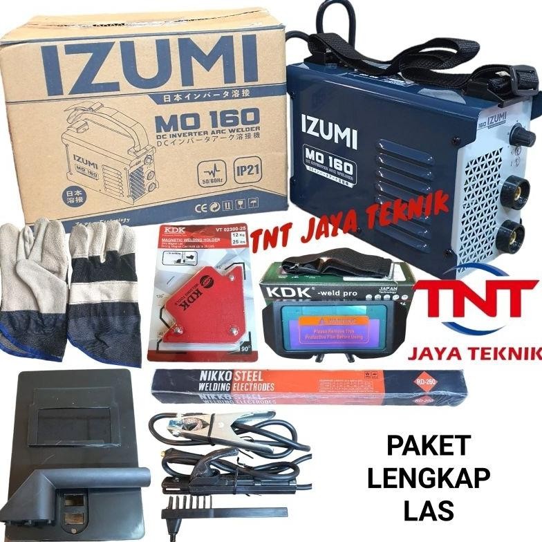 FEVERFEW MESIN LAS IZUMI MO 160 / TRAVO LAS INVERTER IZUMI MMA 160 / IZUMI 160