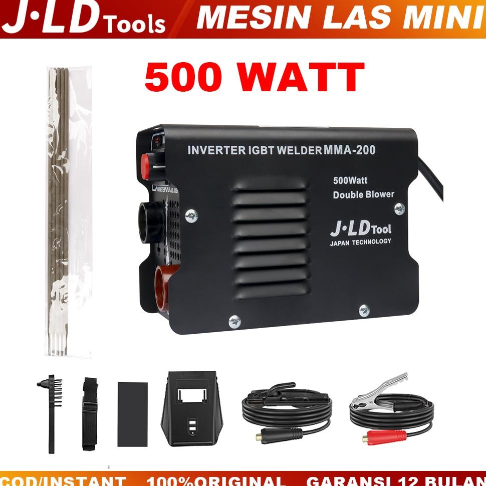FEVERFEW JLD Mesin las mini 450W Mesin Las Listrik 220V Mesin las Double Blower